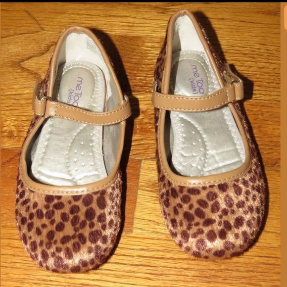 Lil Annette Brown Leopard Print Shoes - Picture 1 of 3